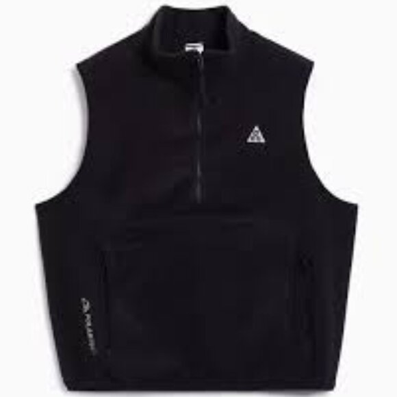 Nwt MEDIUM Nike ACG Polartec Thermal 2 Fleece Vest Jacket Wolf Tree MTZ HJ2468 - Picture 1 of 5